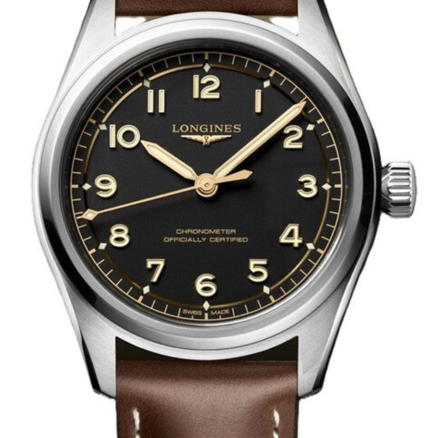 Longines Spirit L3.809.4.53.2 (2026) - Black dial 40 mm Steel case (1/1)