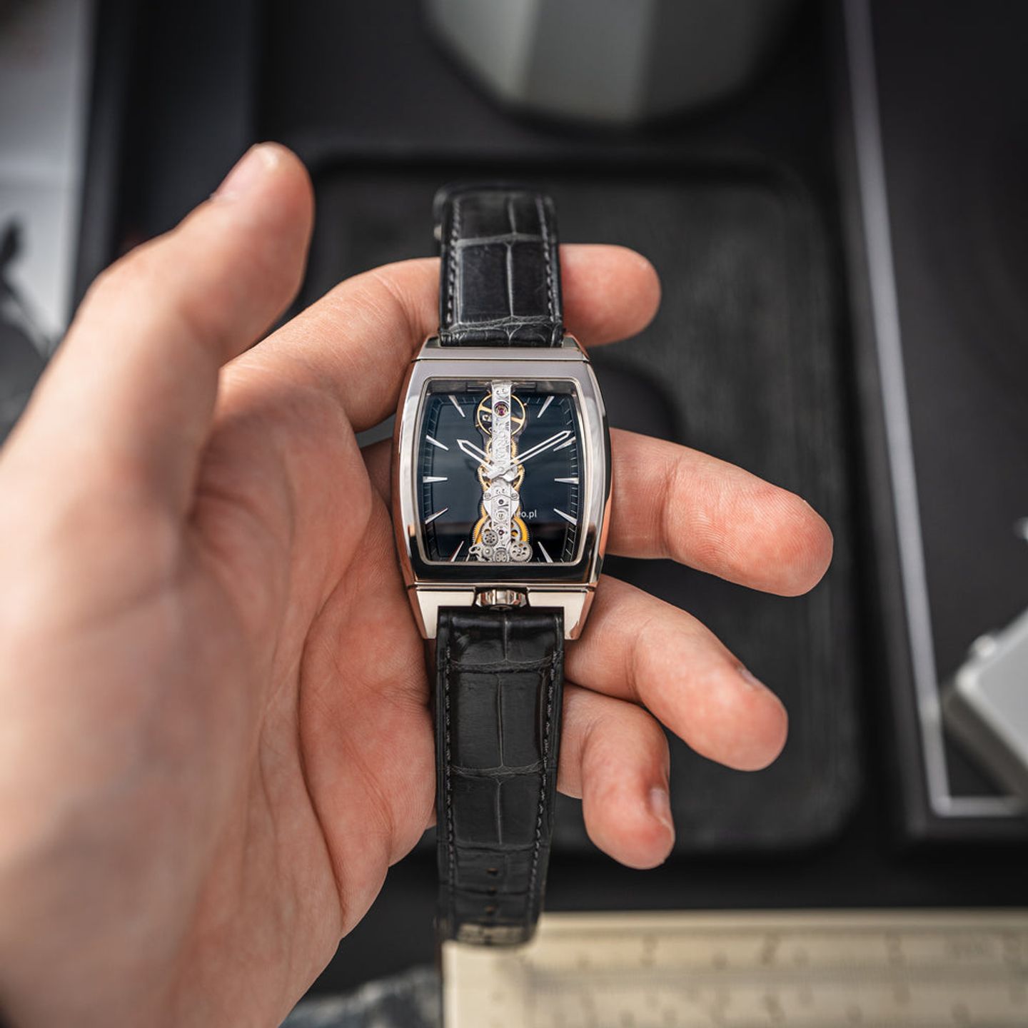 Unknown Unknown 113.150.59/0001 FN01 (2023) - Black dial 51 mm White Gold case (4/8)