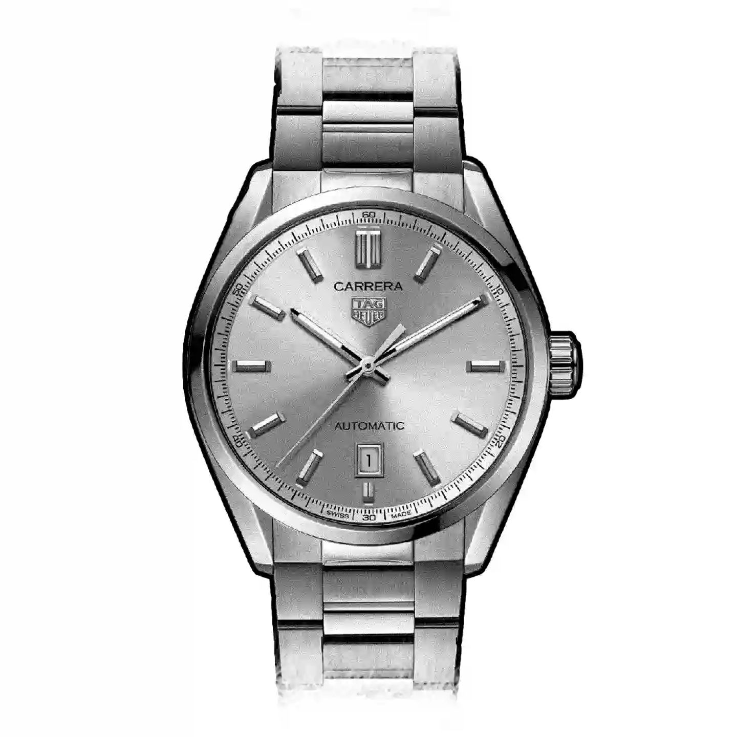 TAG Heuer Carrera Calibre 5 WBN2111.BA0639 (2025) - Grey dial 39 mm Steel case (3/3)