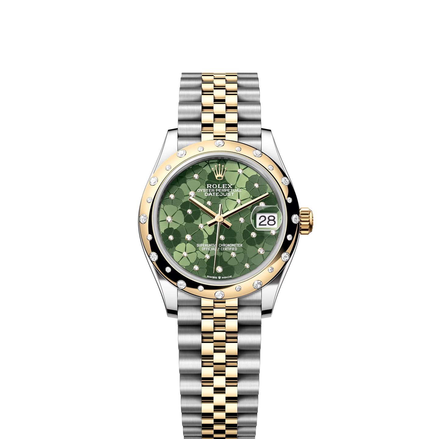 Rolex Datejust 31 278343RBR (2024) - Groen wijzerplaat 31mm Staal (1/1)