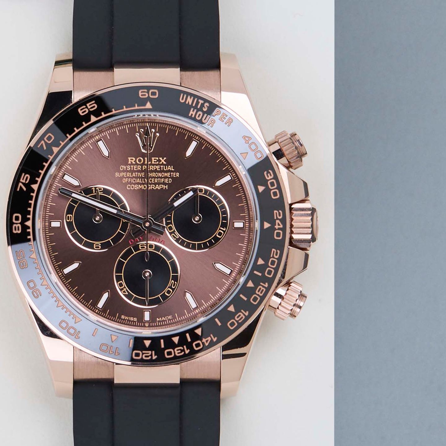 Rolex Daytona 126515LN (2025) - Bruin wijzerplaat 40mm Roségoud (5/8)