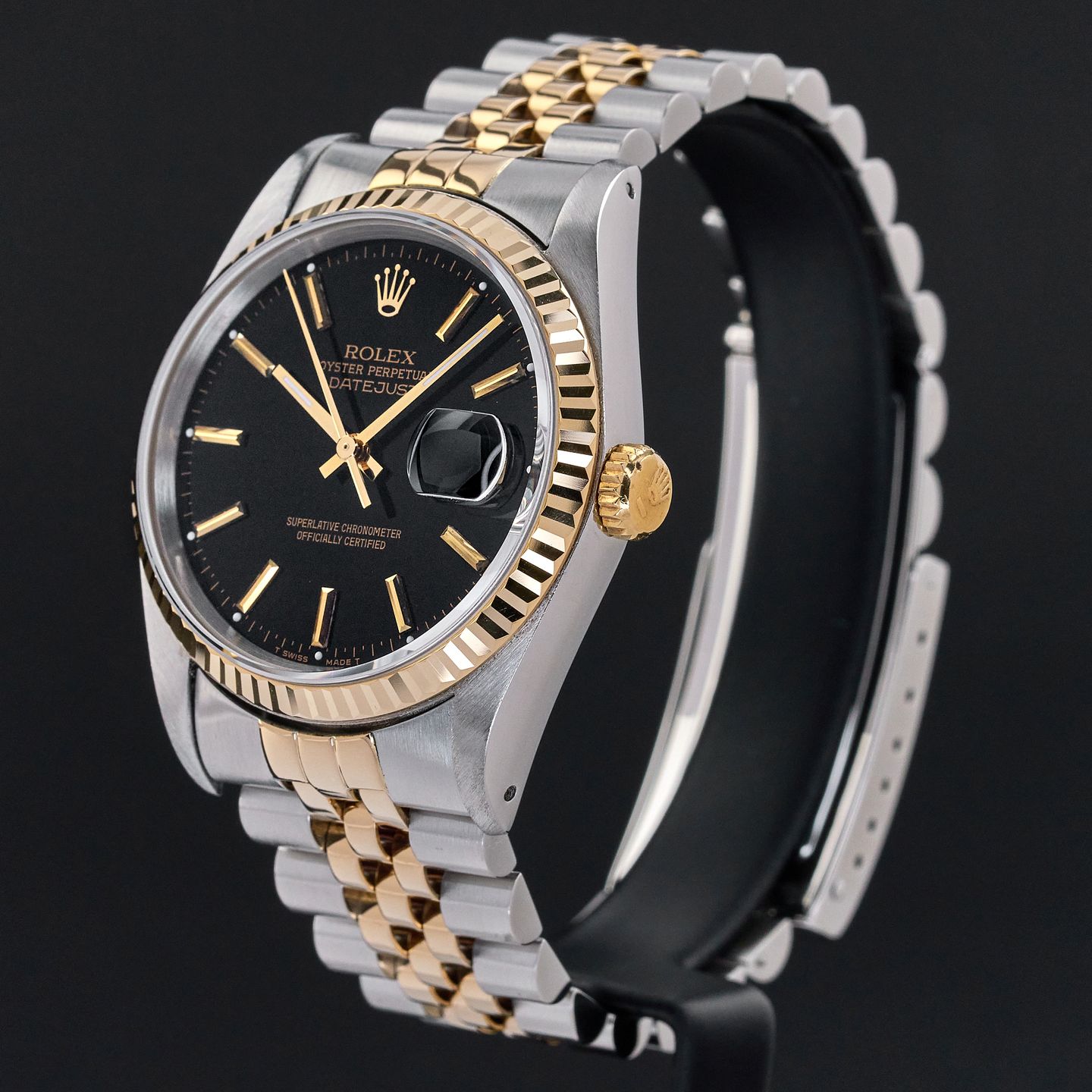 Rolex Datejust 36 16233 (1990) - 36mm Goud/Staal (4/8)