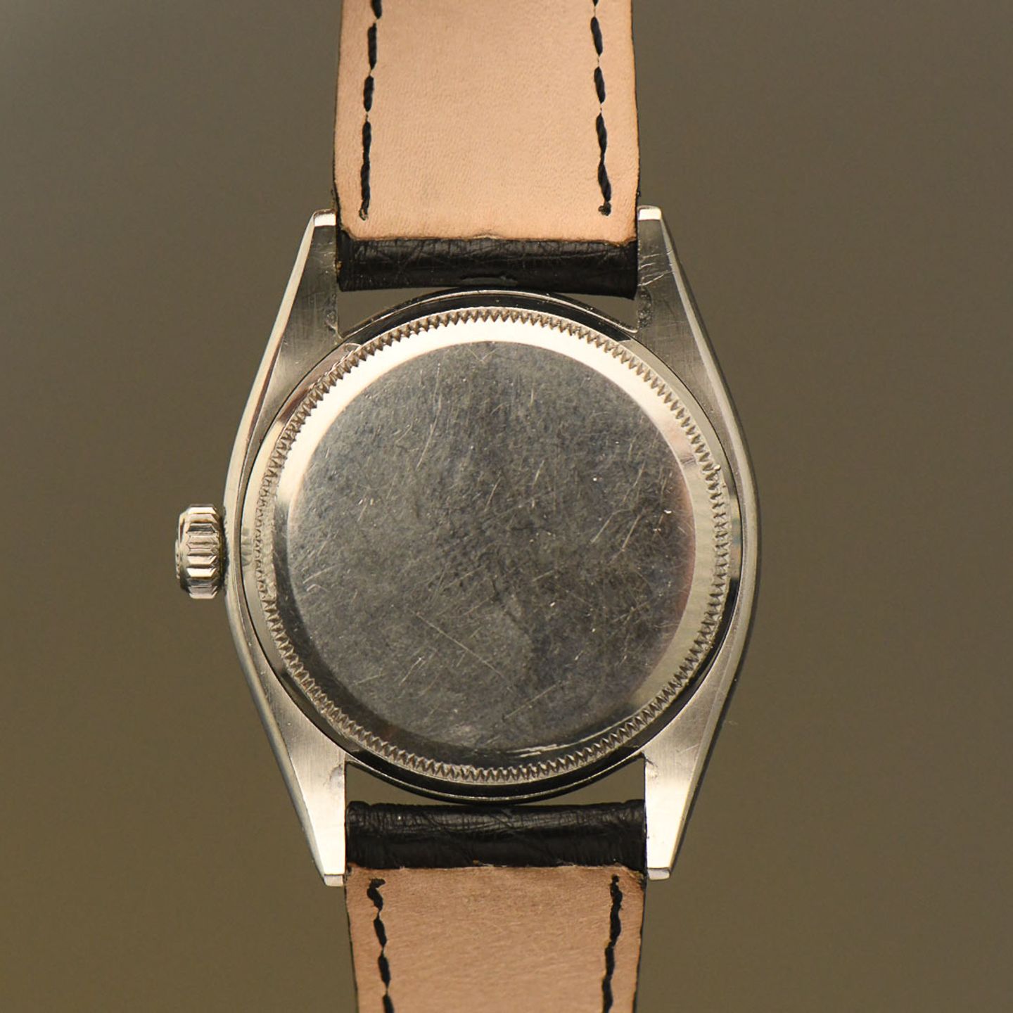 Rolex Oyster Perpetual 6580 (1955) - Zilver wijzerplaat 34mm Staal (7/8)