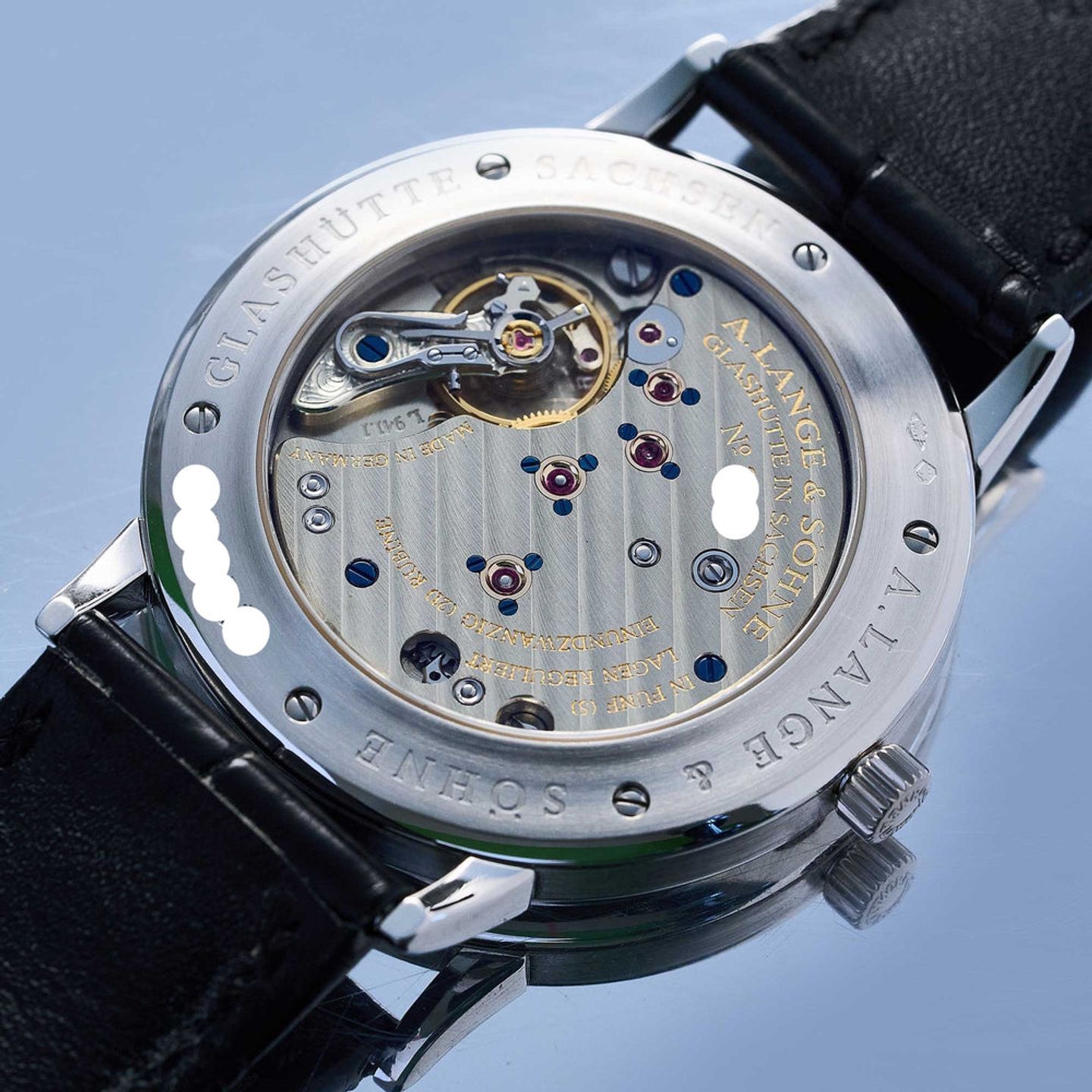 A. Lange & Söhne 1815 206.025 (Unknown (random serial)) - Silver dial 36 mm Platinum case (7/7)