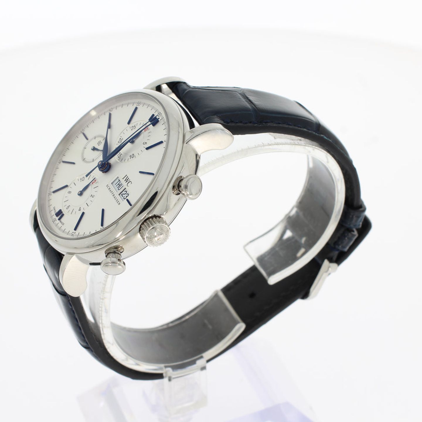 IWC Portofino Chronograph IW391037 (2025) - Silver dial 42 mm Steel case (2/4)