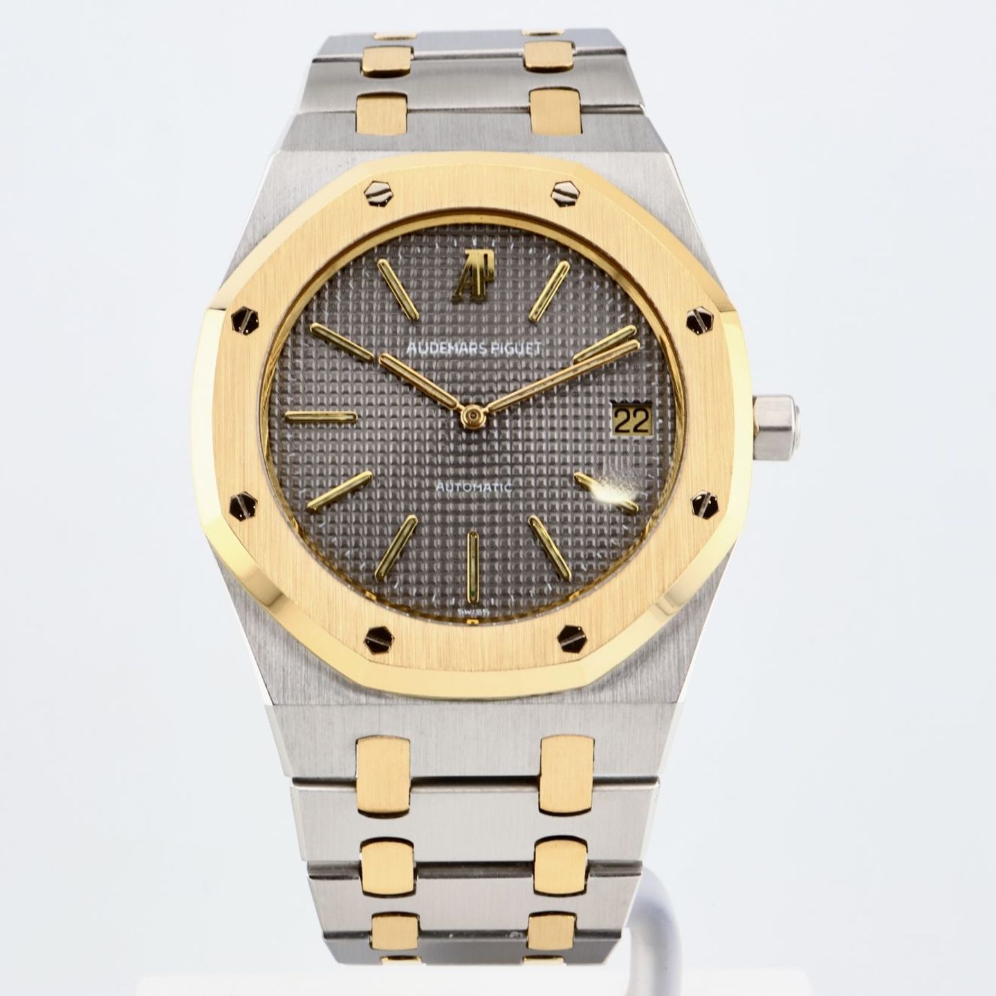 Audemars Piguet Royal Oak Jumbo 5402SA (Unknown (random serial)) - Grey dial 39 mm Gold/Steel case (1/8)