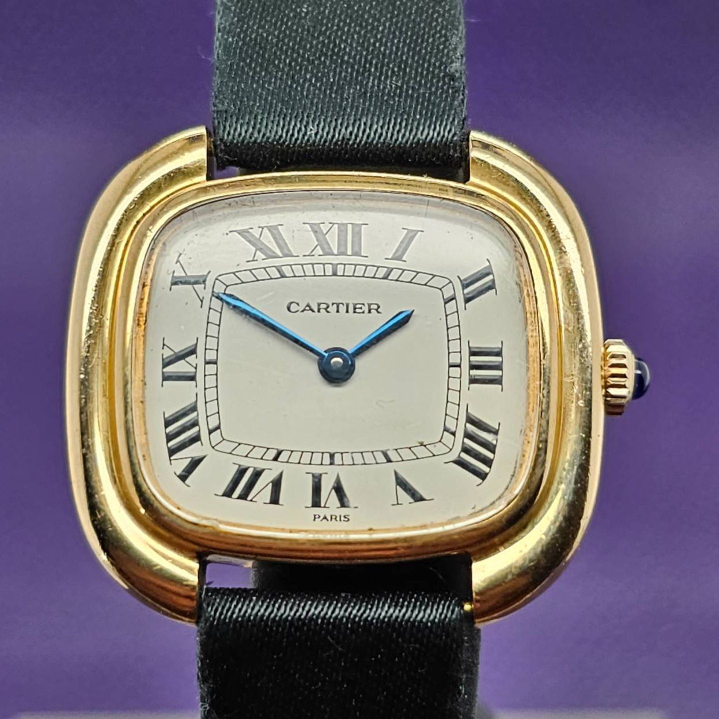 Cartier Vintage Unknown (1970) - White dial 28 mm Yellow Gold case (5/5)