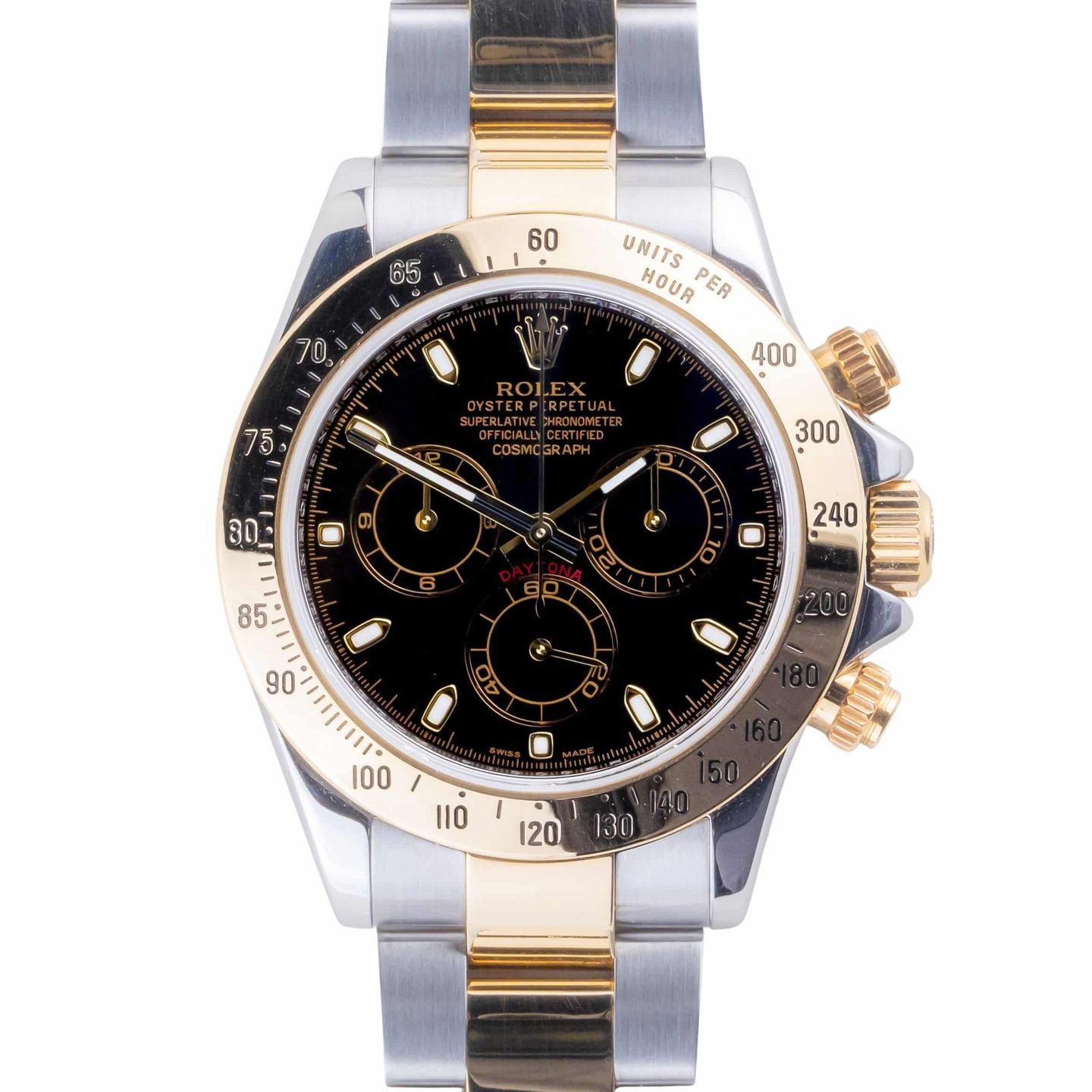 Rolex Daytona 116523 (2008) - 40 mm Gold/Steel case (3/8)
