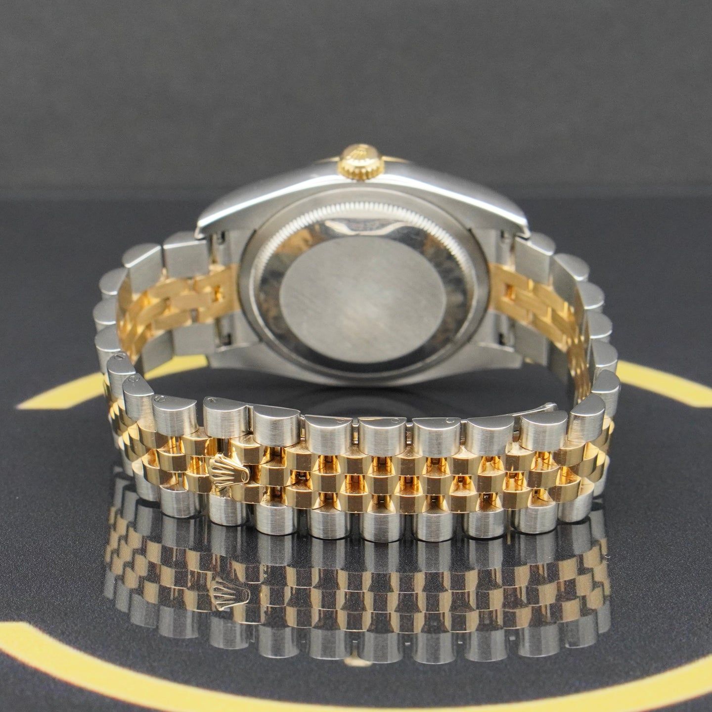 Rolex Datejust 36 116233 (2006) - Gold dial 36 mm Gold/Steel case (7/7)