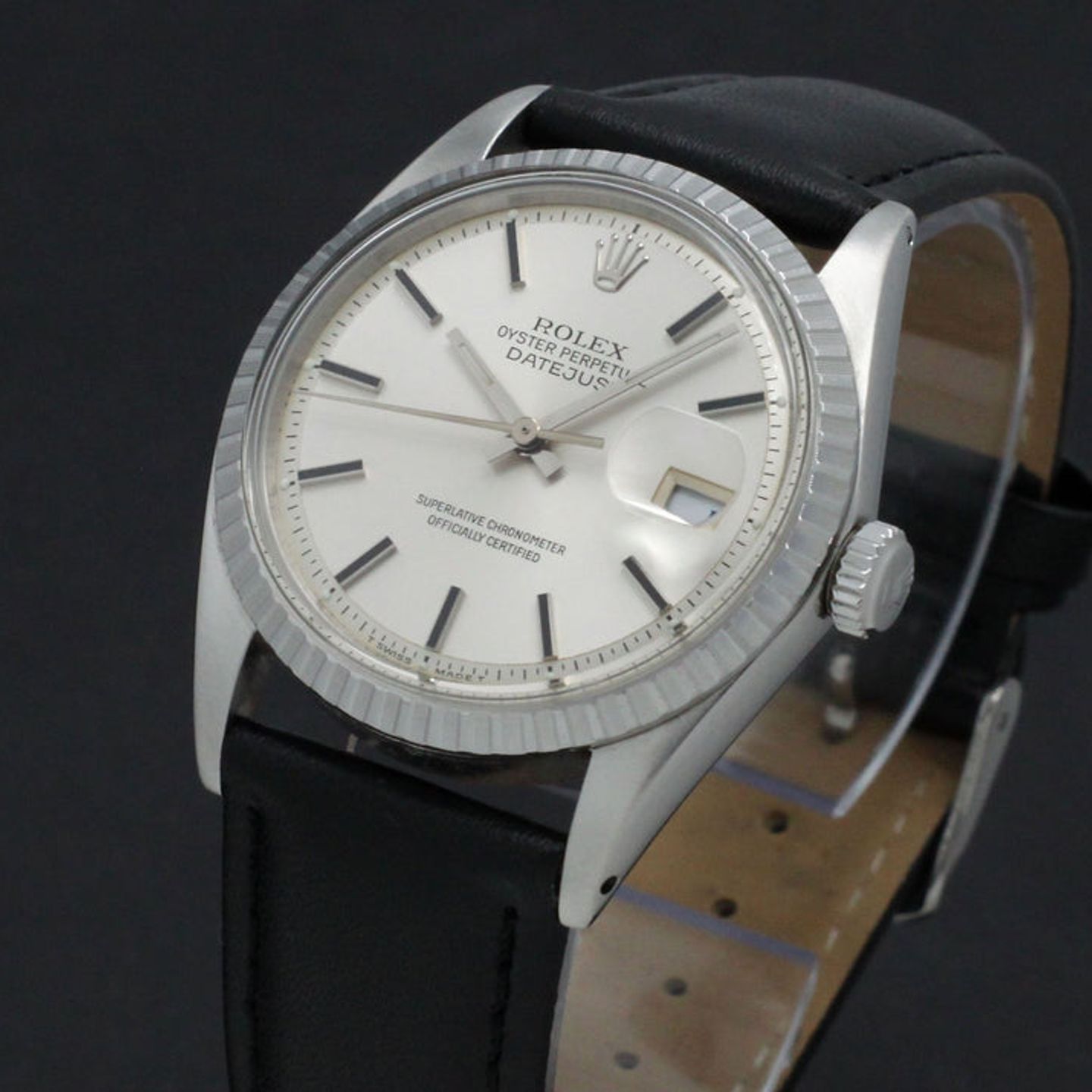 Rolex Datejust 1603 (1969) - Zilver wijzerplaat 36mm Staal (6/7)