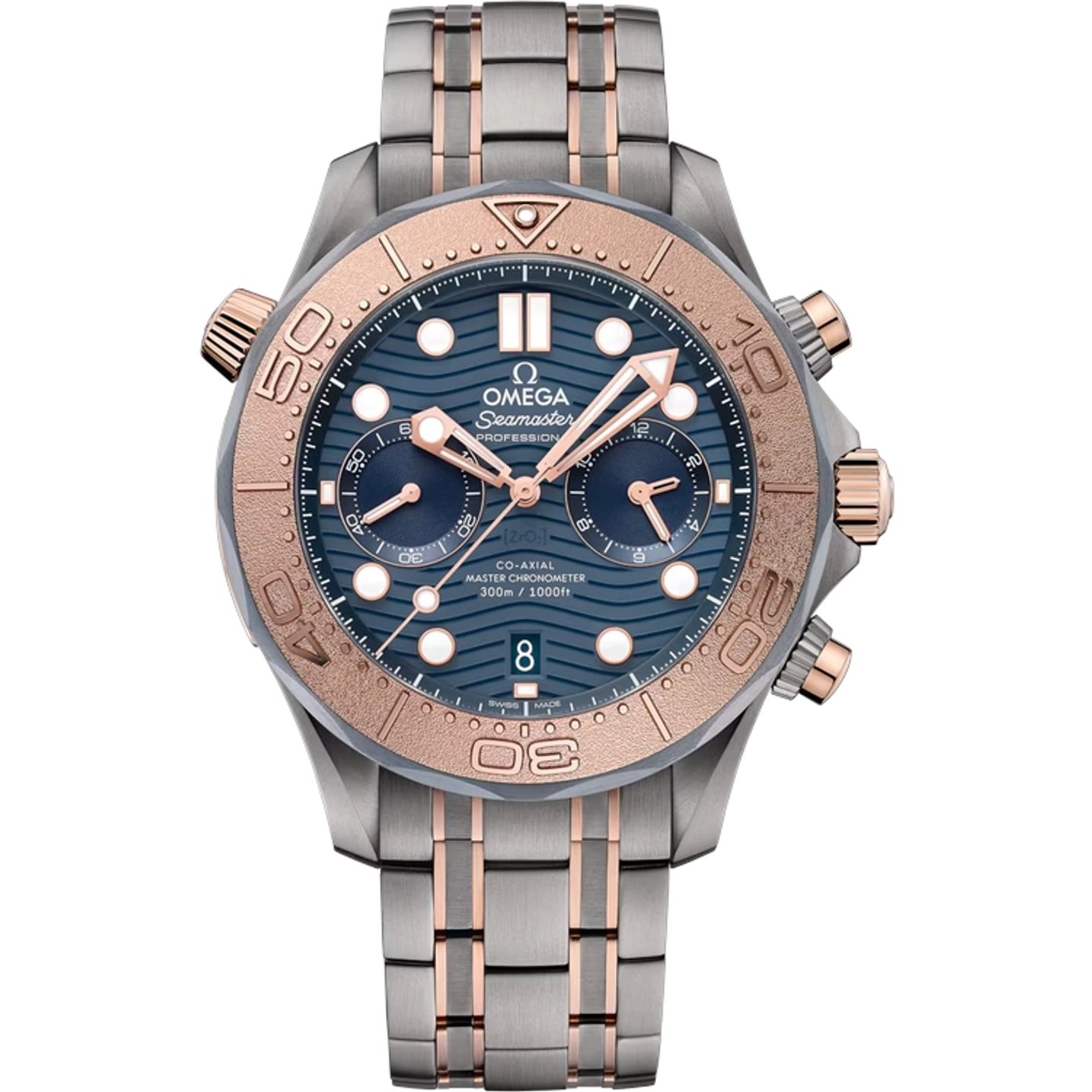 Omega Seamaster Diver 300 M 210.60.44.51.03.001 (2025) - Blue dial 44 mm Titanium case (1/1)