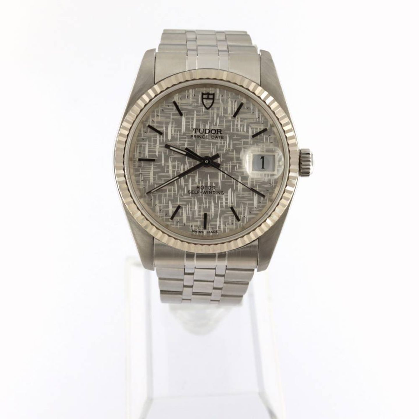 Tudor Prince Date 74034 (2004) - 34mm Staal (1/6)