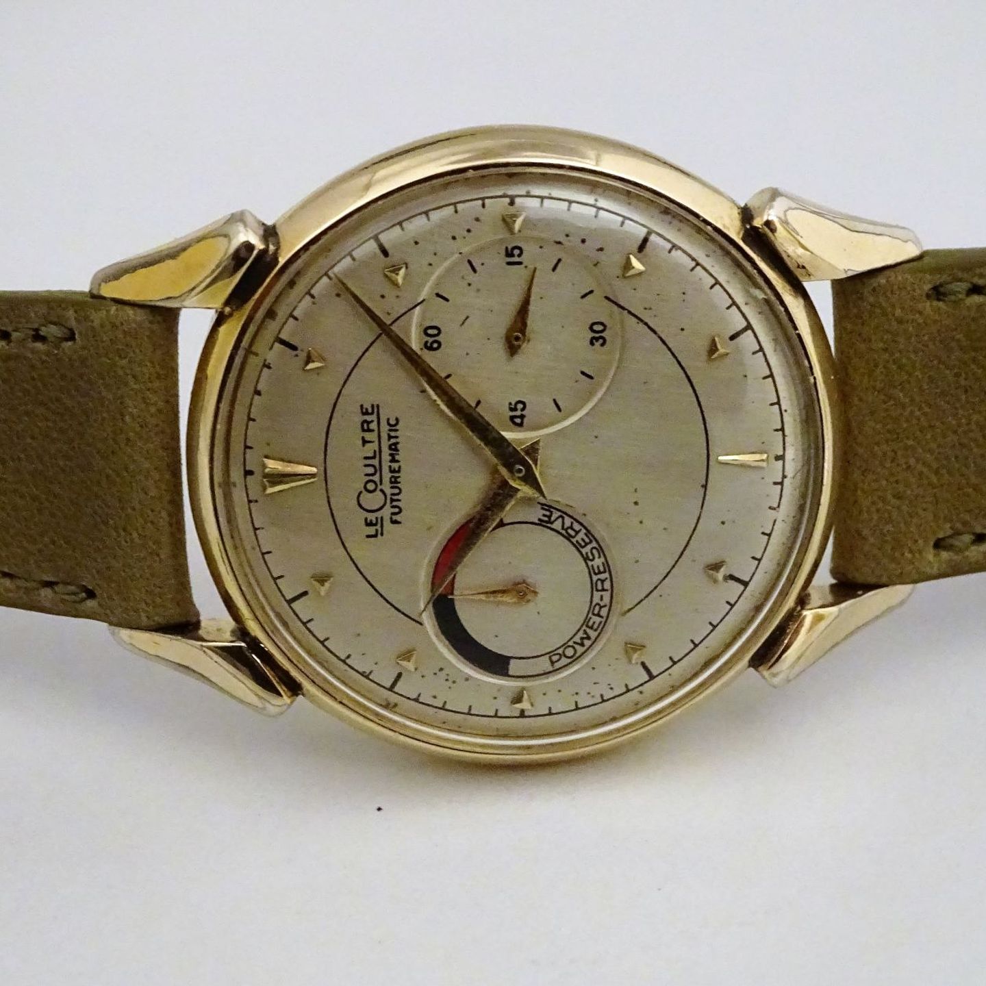 Jaeger-LeCoultre Vintage Unknown (1950) - Silver dial 35 mm Gold/Steel case (5/8)