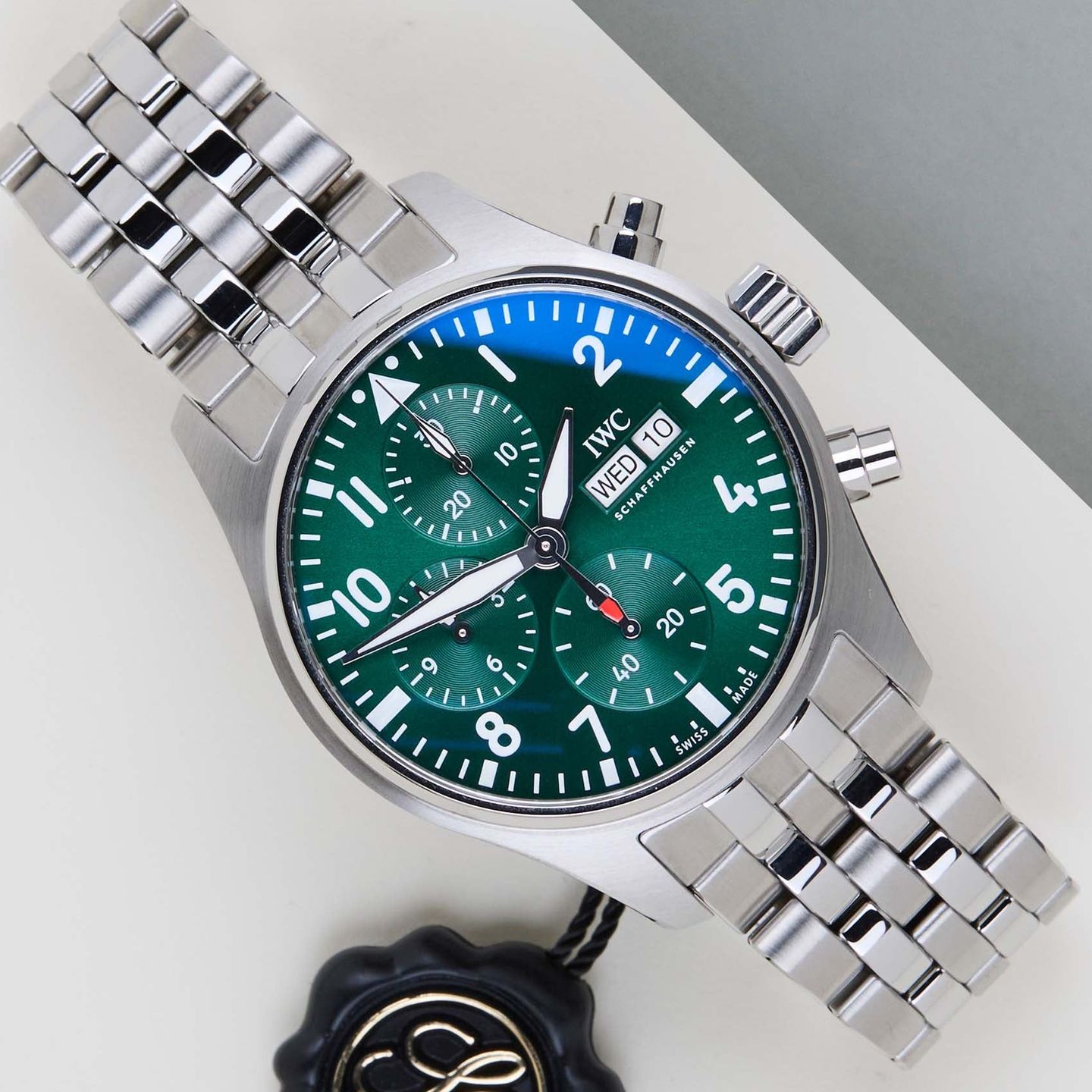 IWC Pilot Chronograph IW388104 (2026) - Blauw wijzerplaat 41mm Staal (1/8)