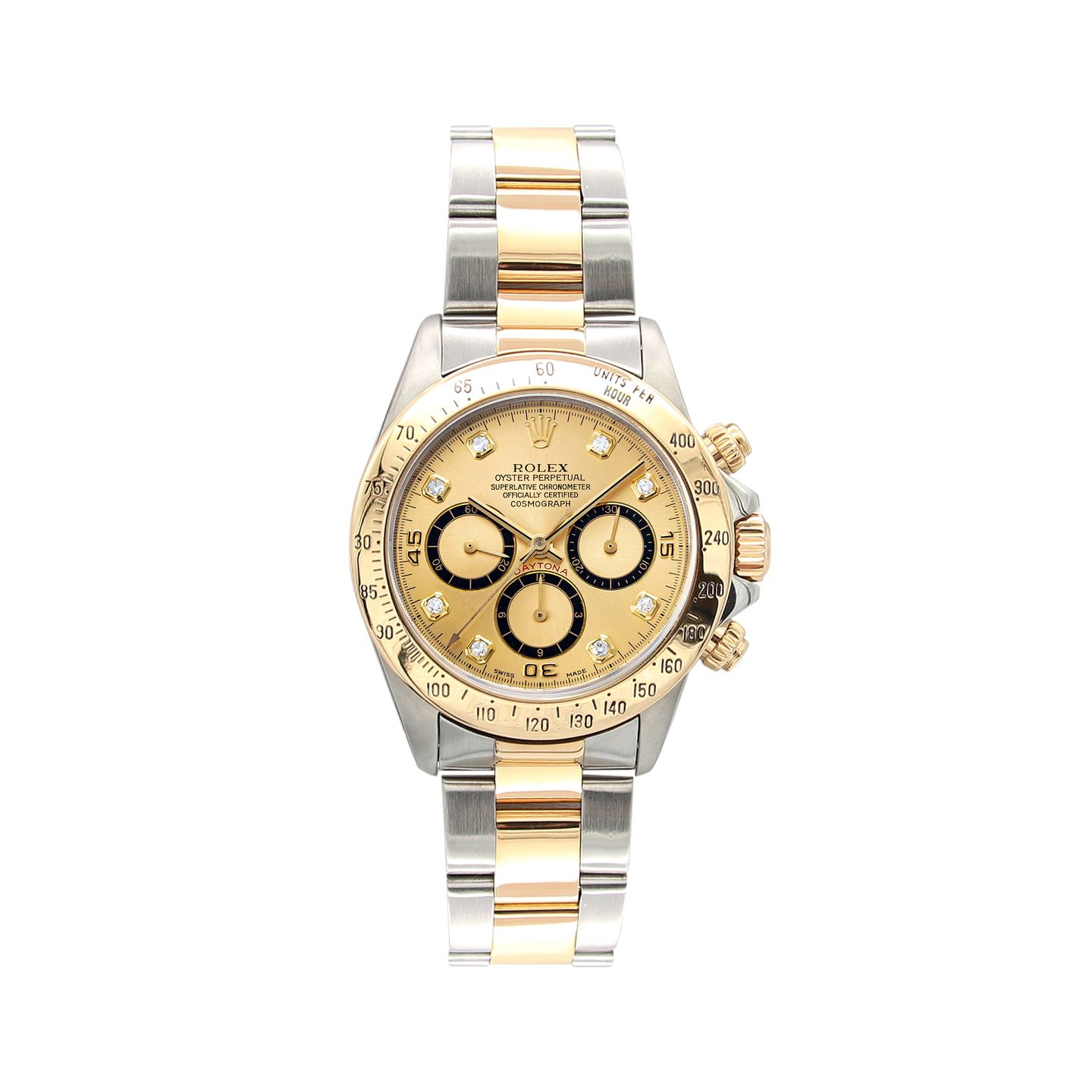 Rolex Daytona 16523 (Onbekend (willekeurig serienummer)) - 40mm Goud/Staal (1/7)