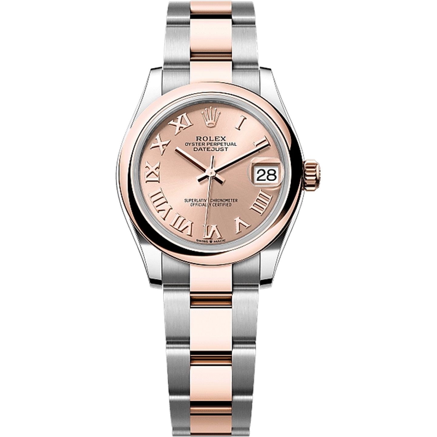 Rolex Datejust 31 278241 (2025) - Roze wijzerplaat 31mm Staal (1/1)