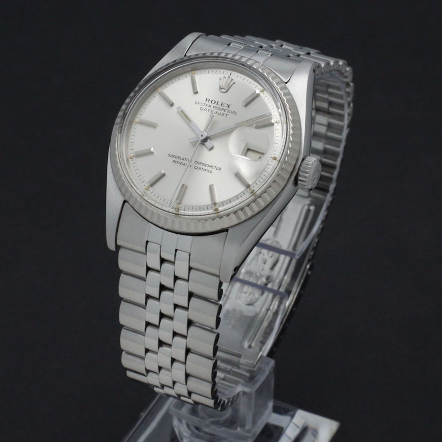 Rolex Datejust 1601 (1973) - Silver dial 36 mm Steel case (4/7)