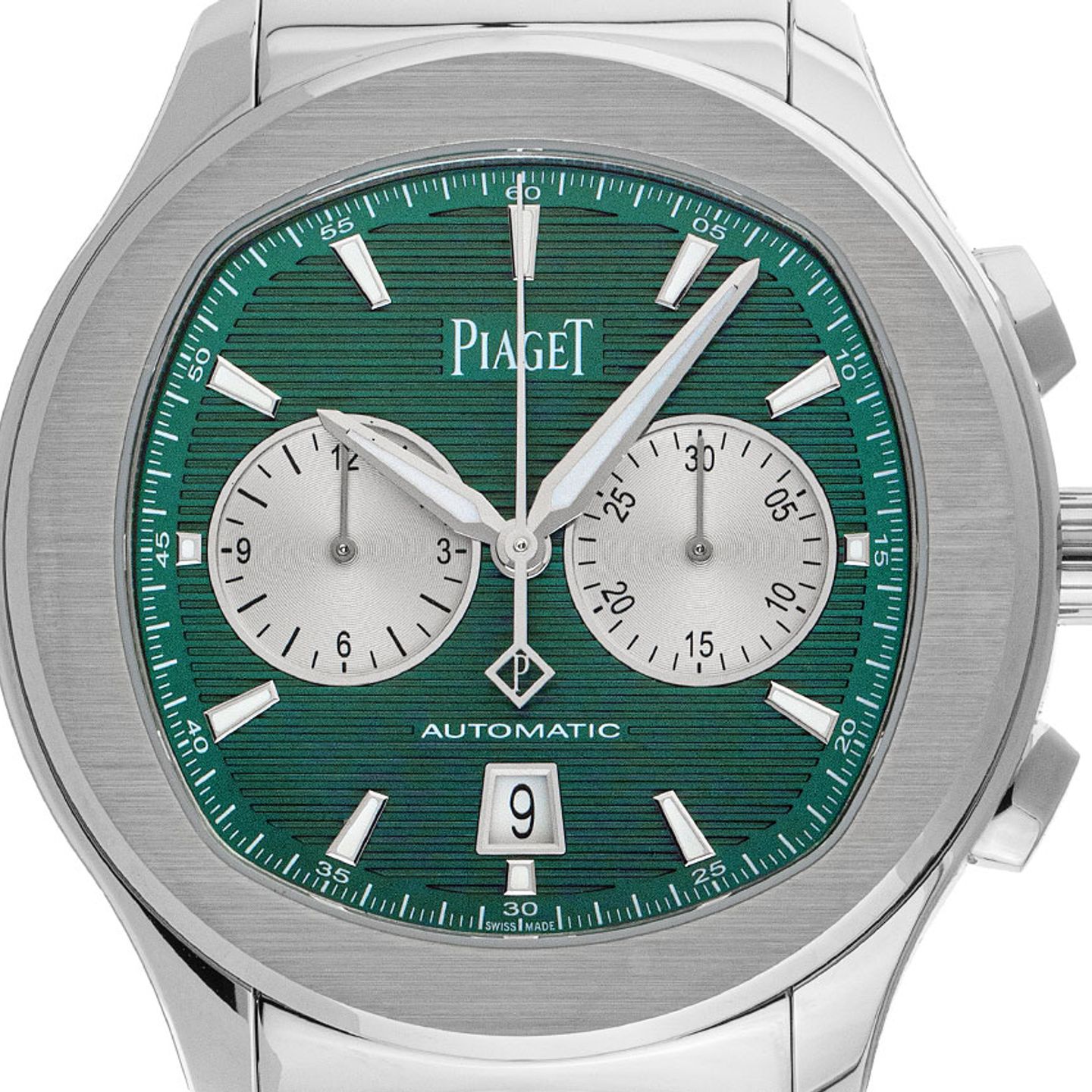 Piaget Polo G0A49024 (2024) - Groen wijzerplaat 42mm Staal (1/7)