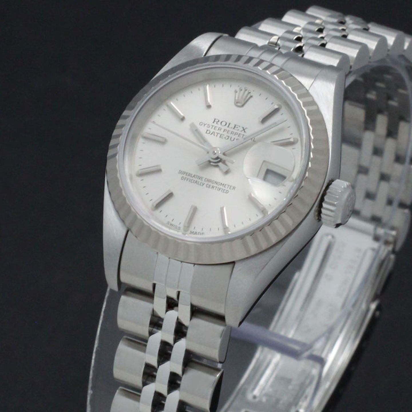 Rolex Lady-Datejust 79174 (2000) - Silver dial 26 mm Steel case (7/7)