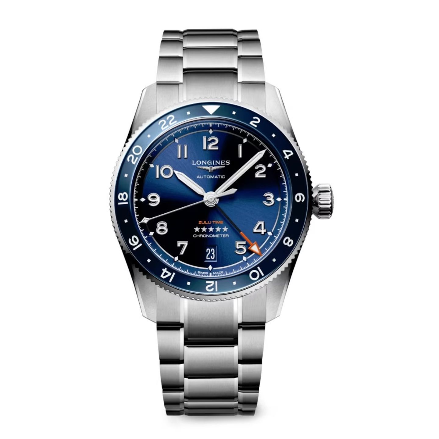 Longines Spirit L3.802.4.93.6 (2024) - Blue dial 39 mm Steel case (1/1)