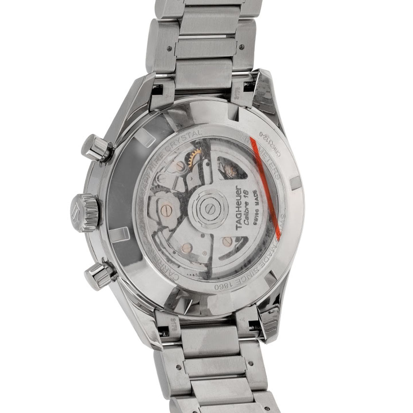 TAG Heuer Carrera Calibre 16 CBK2112.BA0715 (2024) - Blauw wijzerplaat 41mm Staal (6/7)