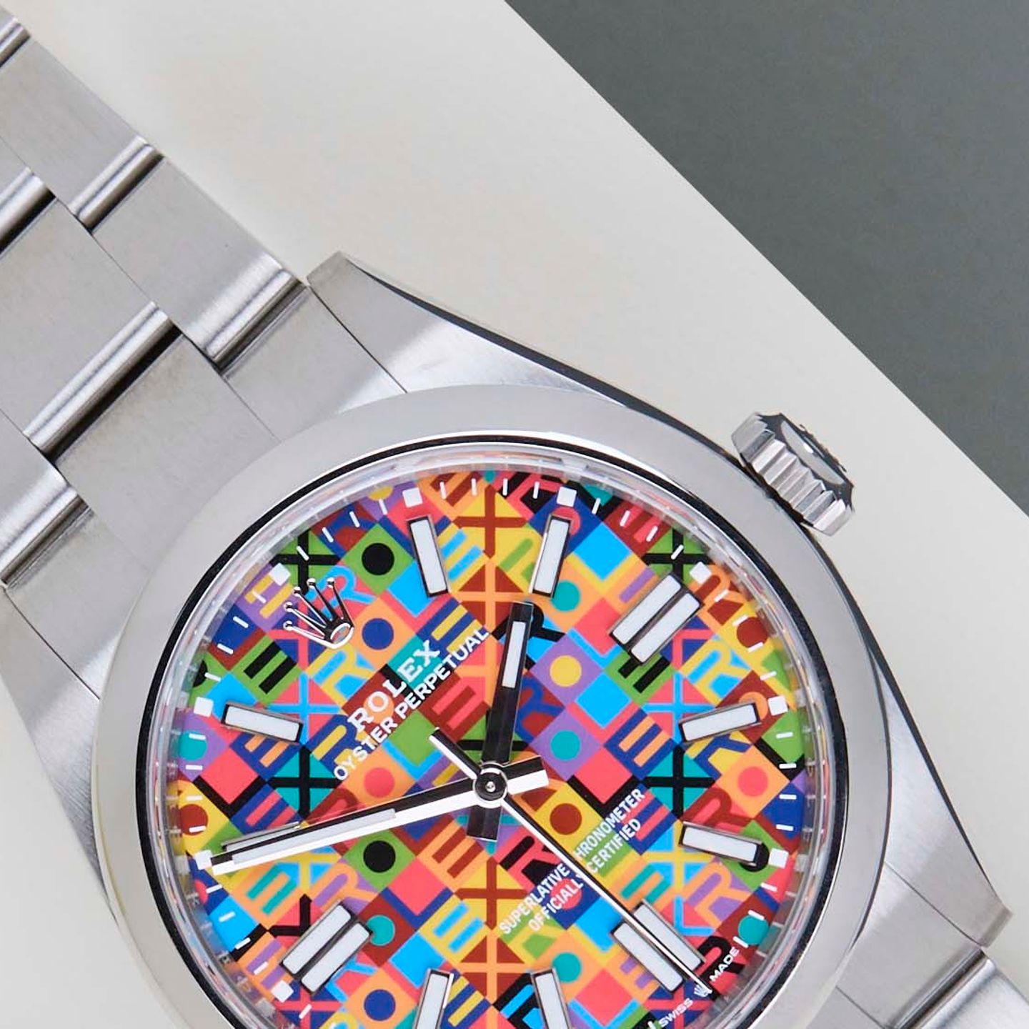 Rolex Oyster Perpetual 41 134300 (2026) - Multi-colour dial 41 mm Steel case (3/8)