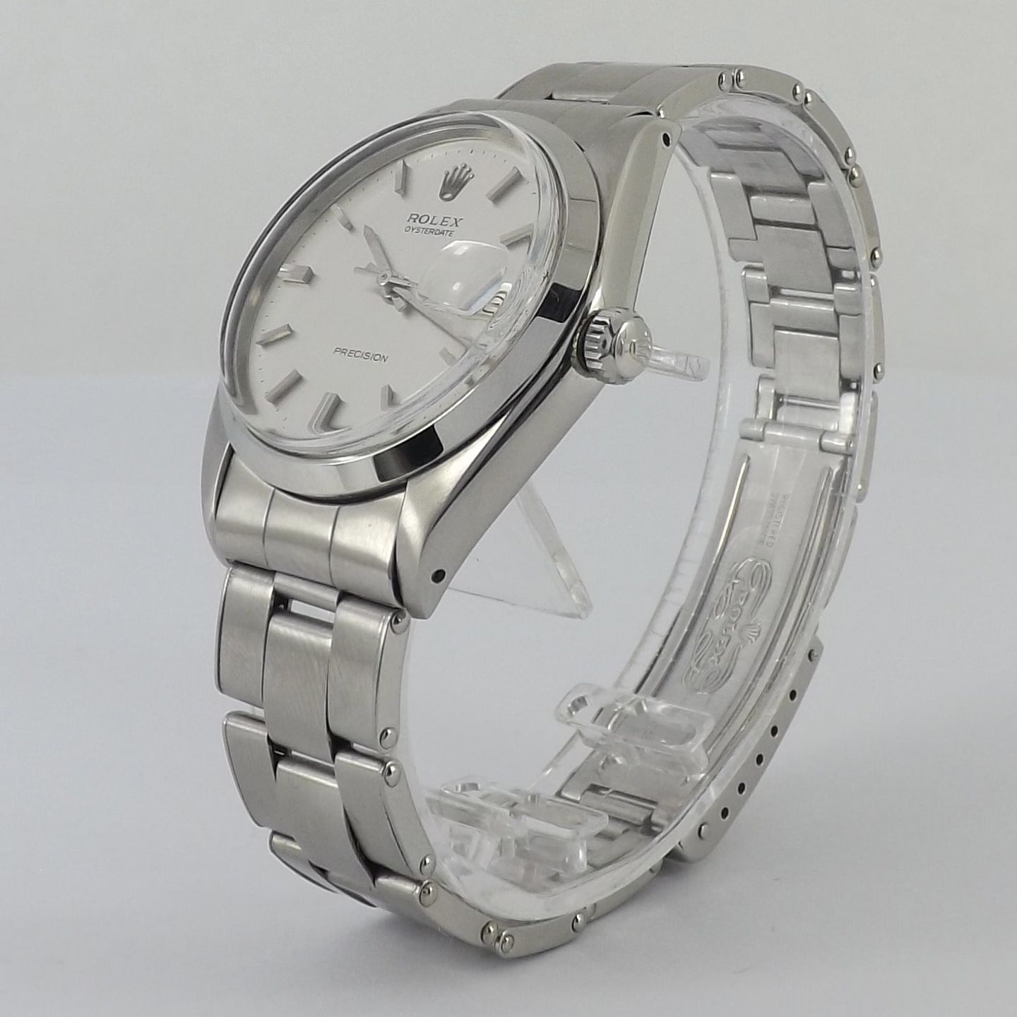 Rolex Oyster Precision 6694 (1972) - Silver dial 34 mm Steel case (3/8)