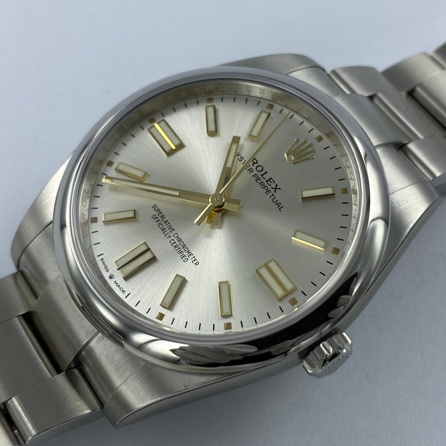 Rolex Oyster Perpetual 41 124300 (2024) - Zilver wijzerplaat 41mm Staal (4/6)