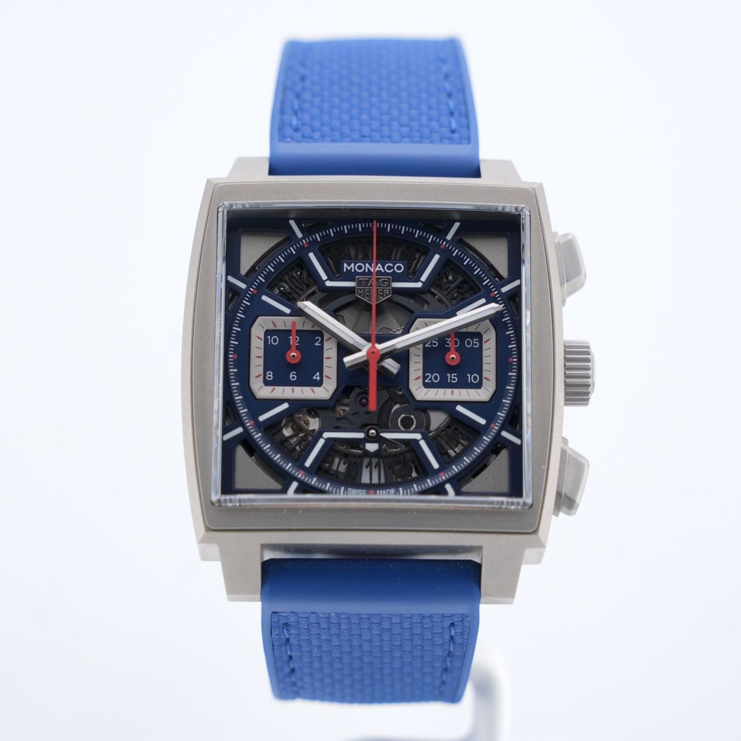 TAG Heuer Monaco CBL2182.FT6235 (2024) - Transparent dial 39 mm Titanium case (1/8)