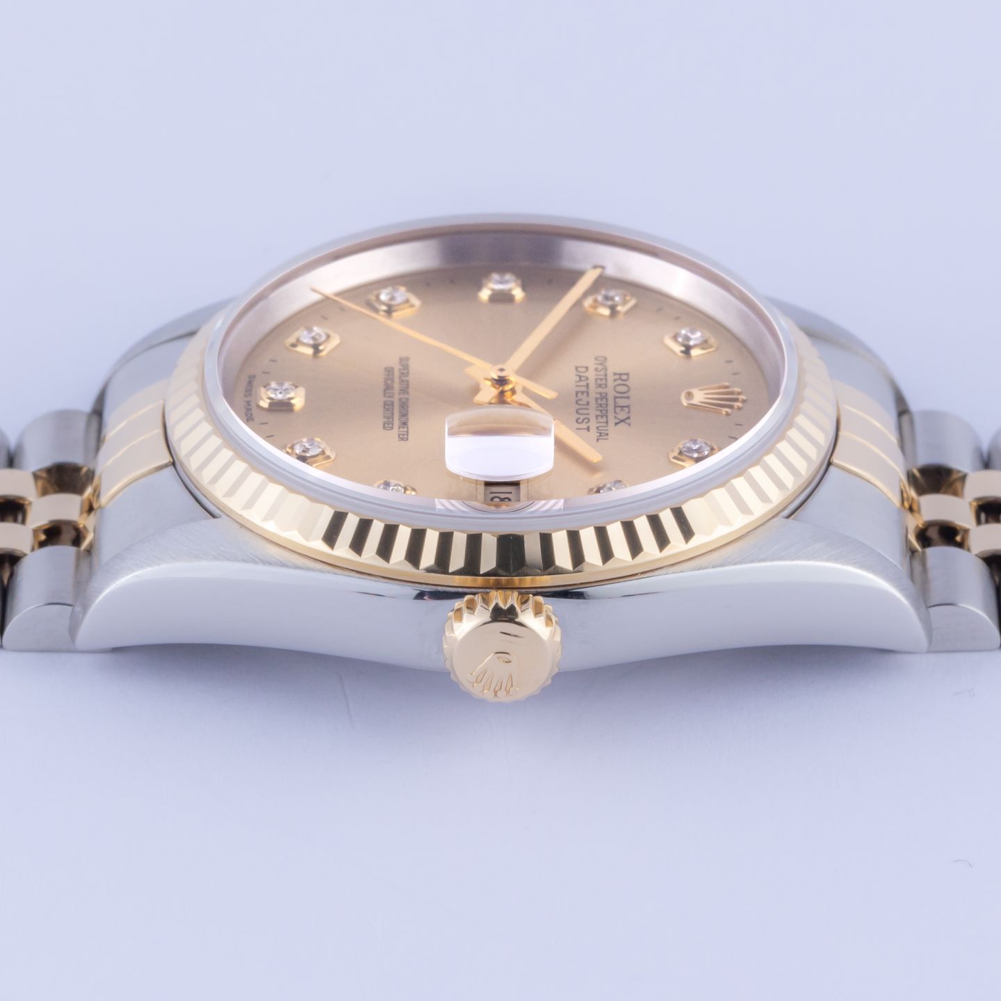 Rolex Datejust 36 16233 (1998) - 36 mm Gold/Steel case (6/8)