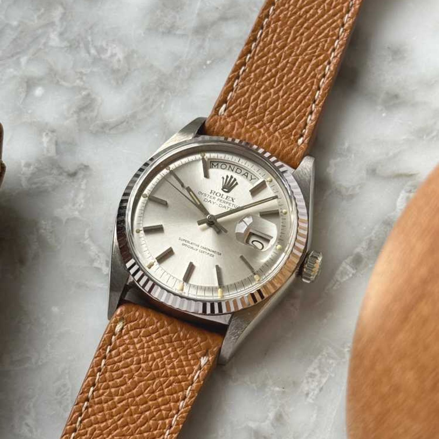 Rolex Day-Date 1803/9 (1966) - Zilver wijzerplaat 36mm Witgoud (5/8)