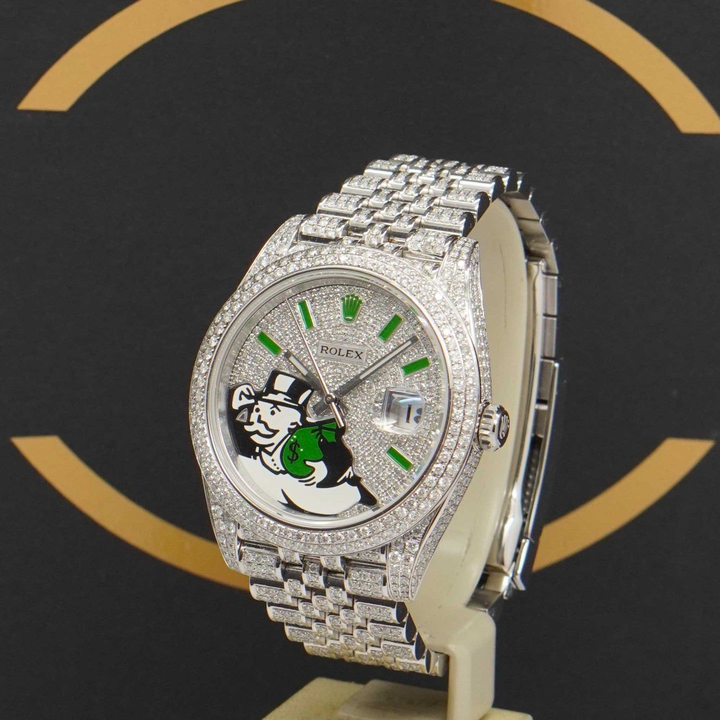Rolex Datejust 41 126300 (2020) - Diamant wijzerplaat 41mm Staal (2/7)