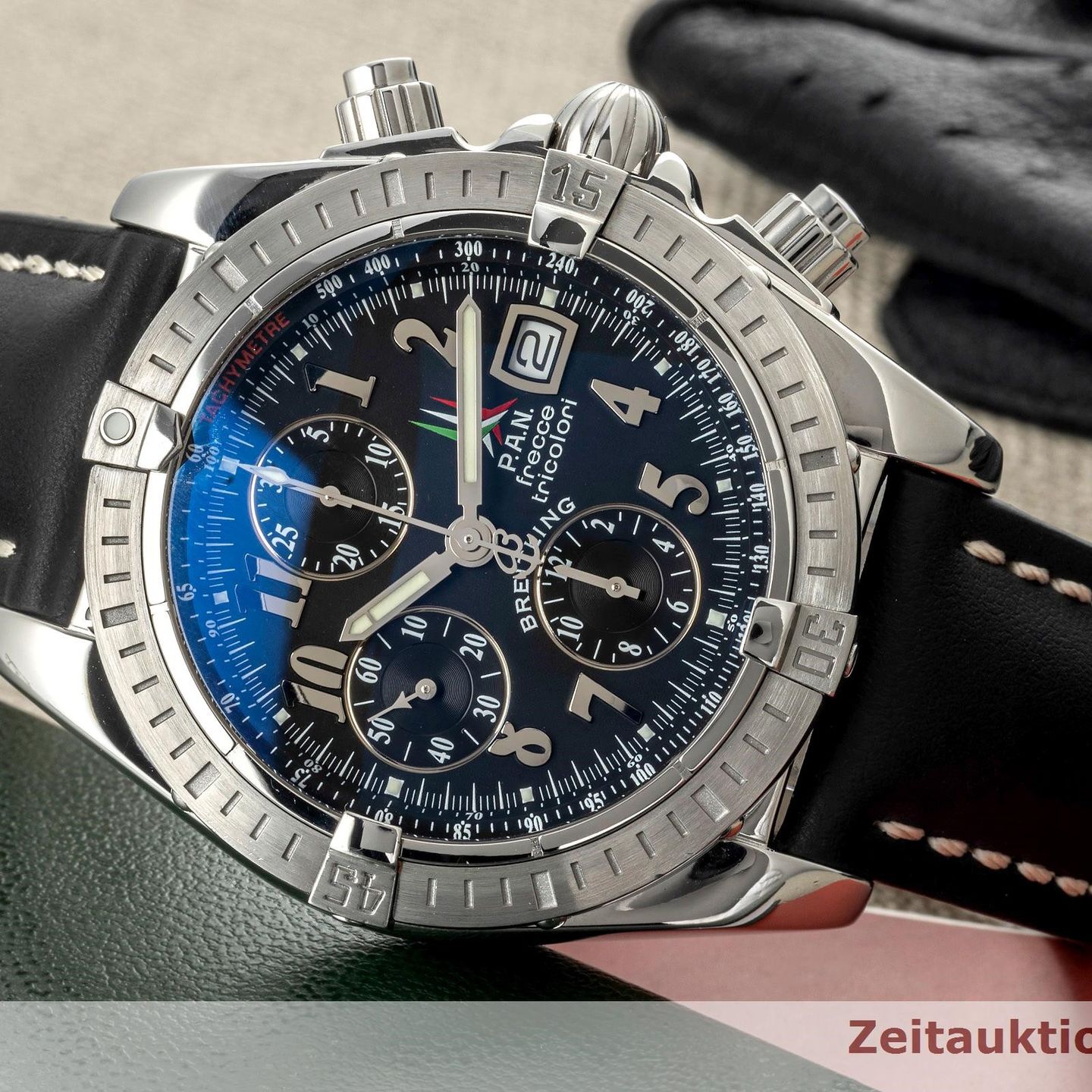 Breitling Chronomat Evolution A1335611/A570 (2004) - Wit wijzerplaat 44mm Staal (1/8)