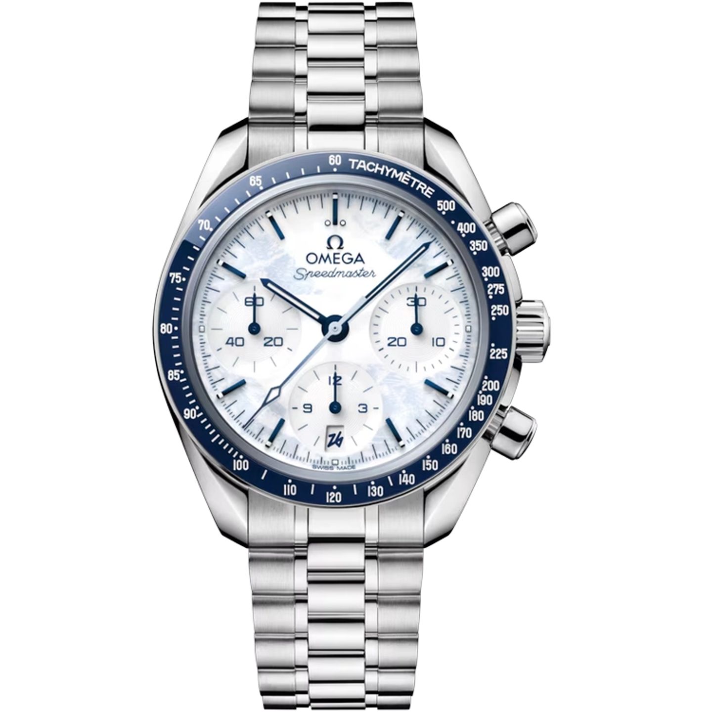 Omega Speedmaster Date 522.30.38.50.04.001 (2026) - Wit wijzerplaat 38mm Staal (1/1)