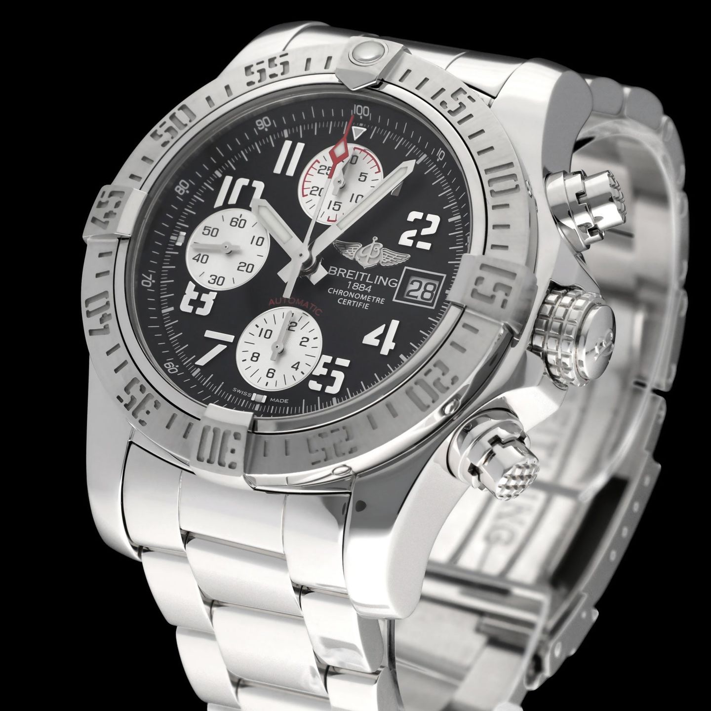 Breitling Avenger II A13381 (2014) - 43 mm Steel case (7/8)
