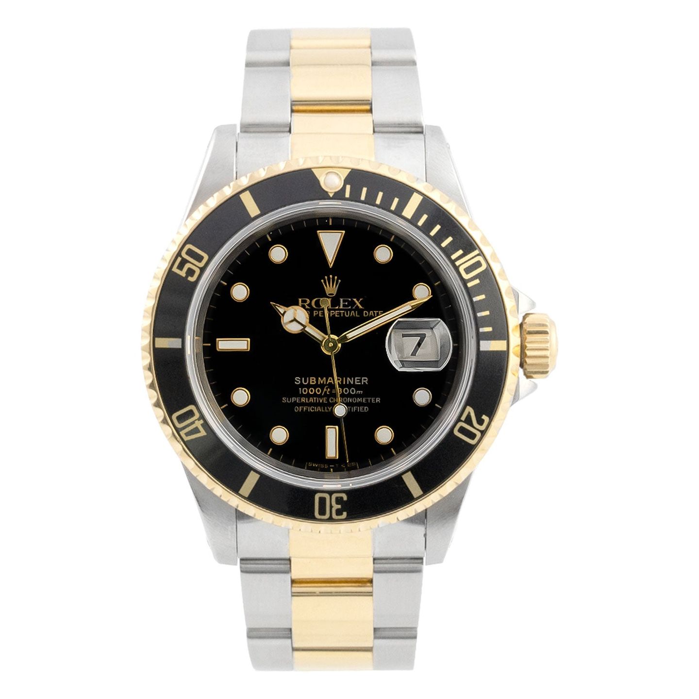 Rolex Submariner Date 16613 (Onbekend (willekeurig serienummer)) - 40mm Goud/Staal (1/6)