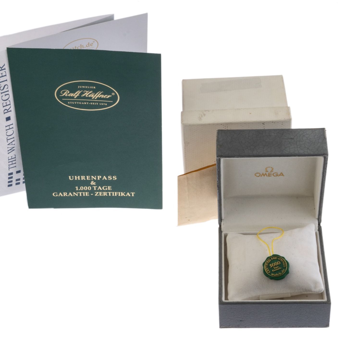 Omega Unknown 3961100.1 (1989) - Grijs wijzerplaat 35mm Titanium (2/8)