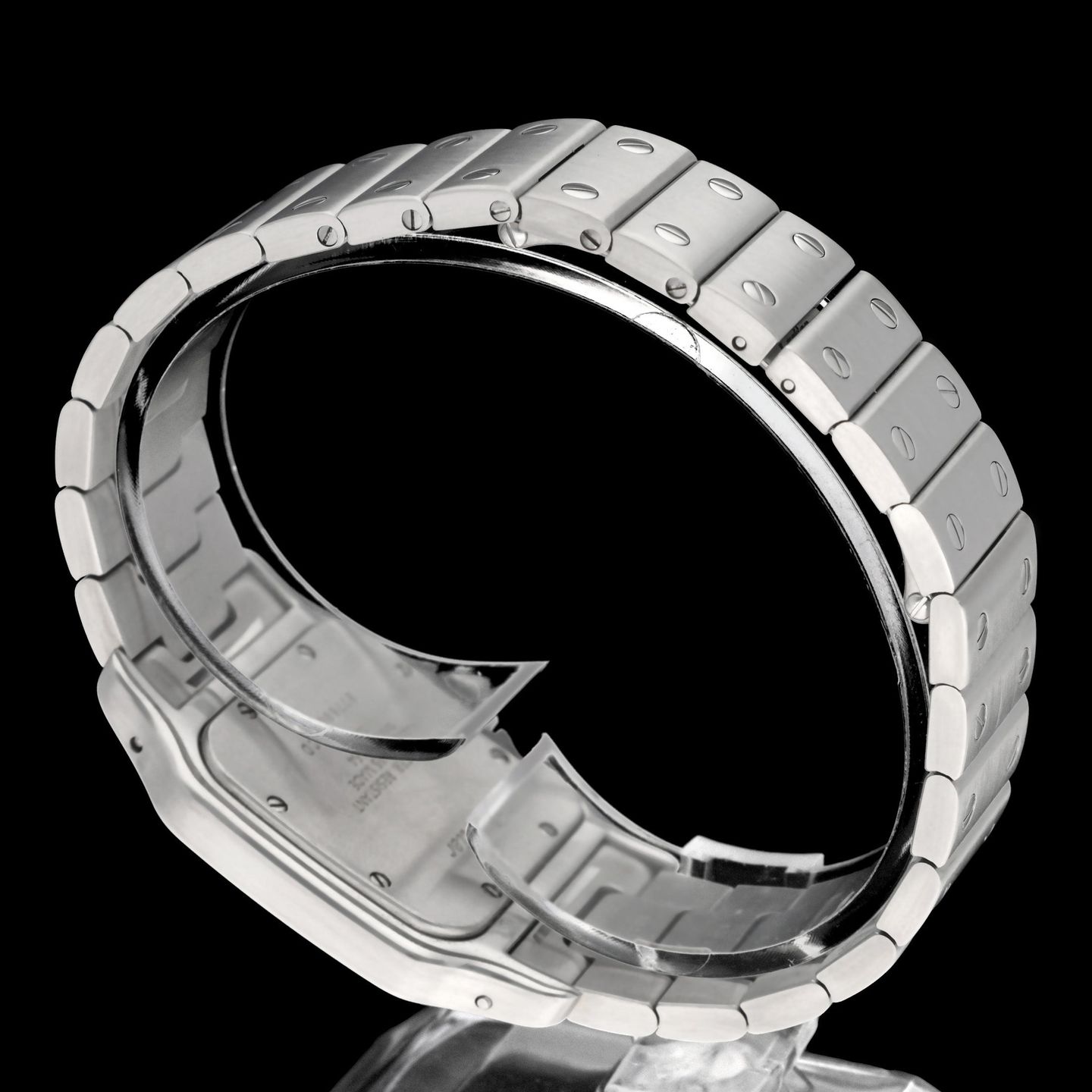 Cartier Santos Galbée 1564 (2018) - White dial 29 mm Steel case (8/8)