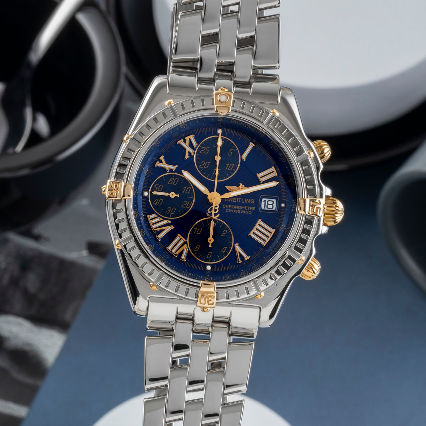 Breitling Crosswind Racing B13355 (Onbekend (willekeurig serienummer)) - 43mm Staal (3/8)