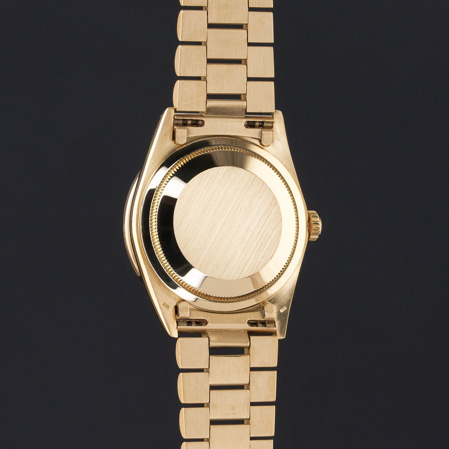 Rolex Day-Date 36 18238 (1991) - Blue dial 36 mm Yellow Gold case (8/8)