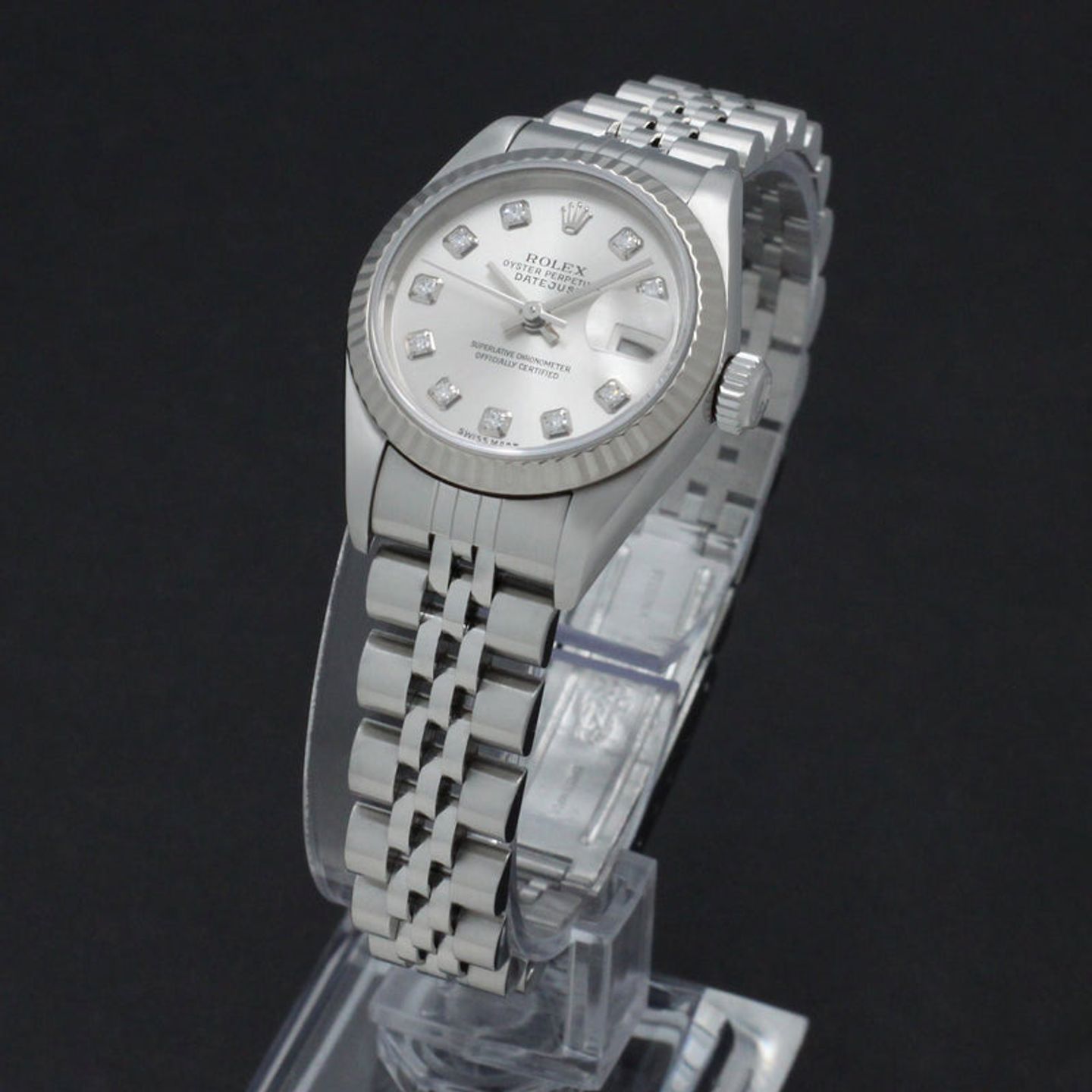 Rolex Lady-Datejust 79174 (2004) - Silver dial 26 mm Steel case (2/7)