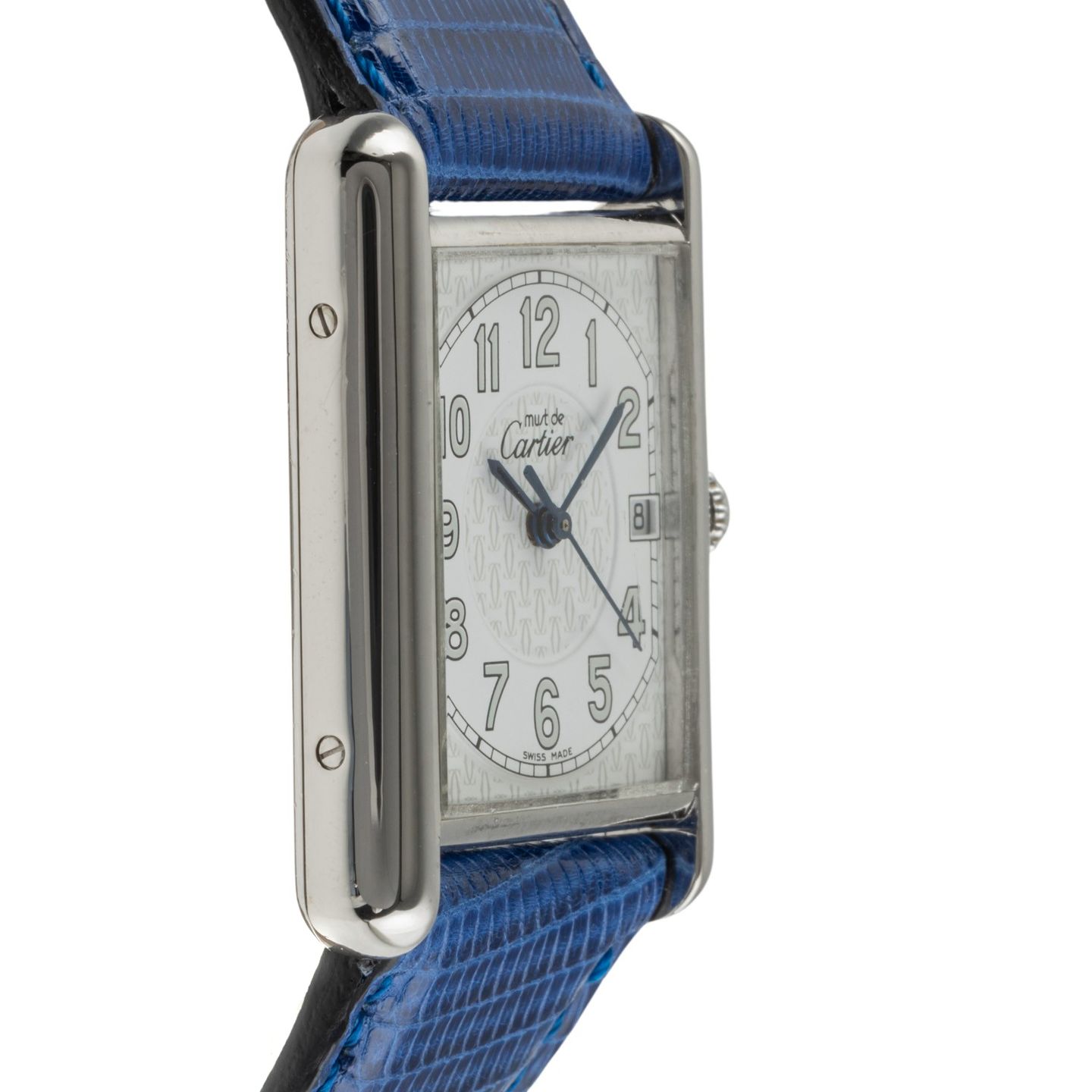 Cartier Tank W1014354 (2000) - Zilver wijzerplaat 25mm Zilver (7/8)