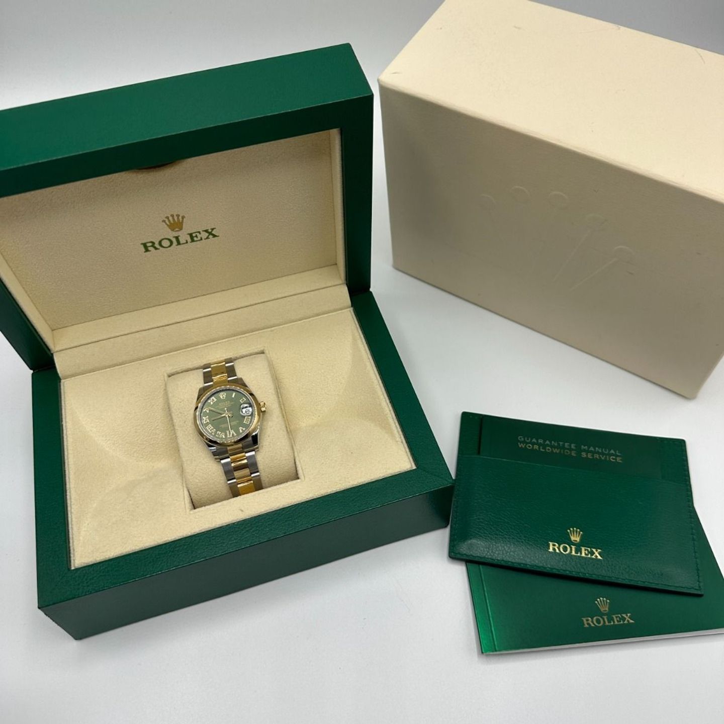 Rolex Datejust 31 278243 (2024) - Groen wijzerplaat 31mm Staal (2/8)