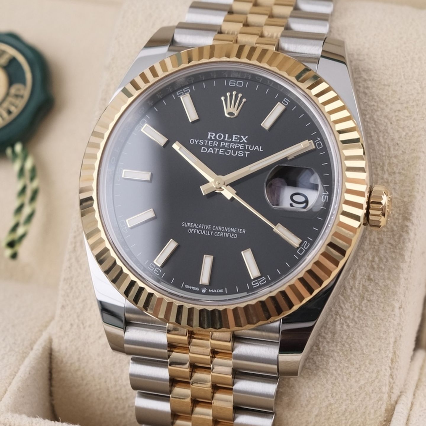 Rolex Datejust 41 126333 (2022) - 41mm Goud/Staal (3/8)