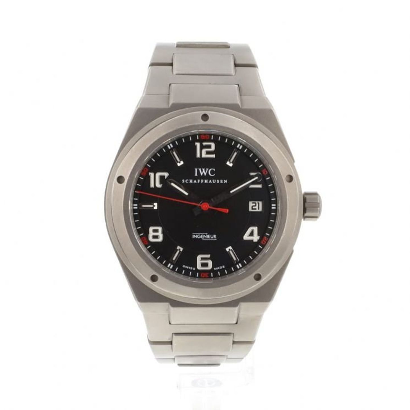 IWC Ingenieur AMG IW322702 (Unknown (random serial)) - Black dial 43 mm Titanium case (3/8)