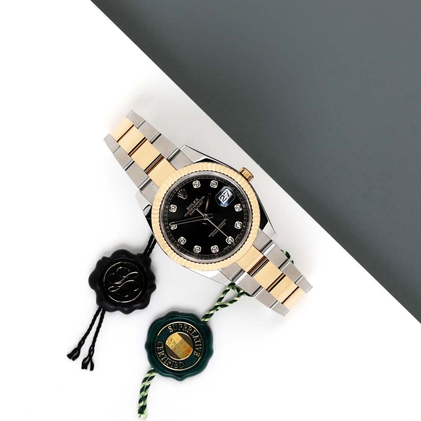 Rolex Datejust 41 126333 (2017) - Black dial 41 mm Gold/Steel case (2/8)