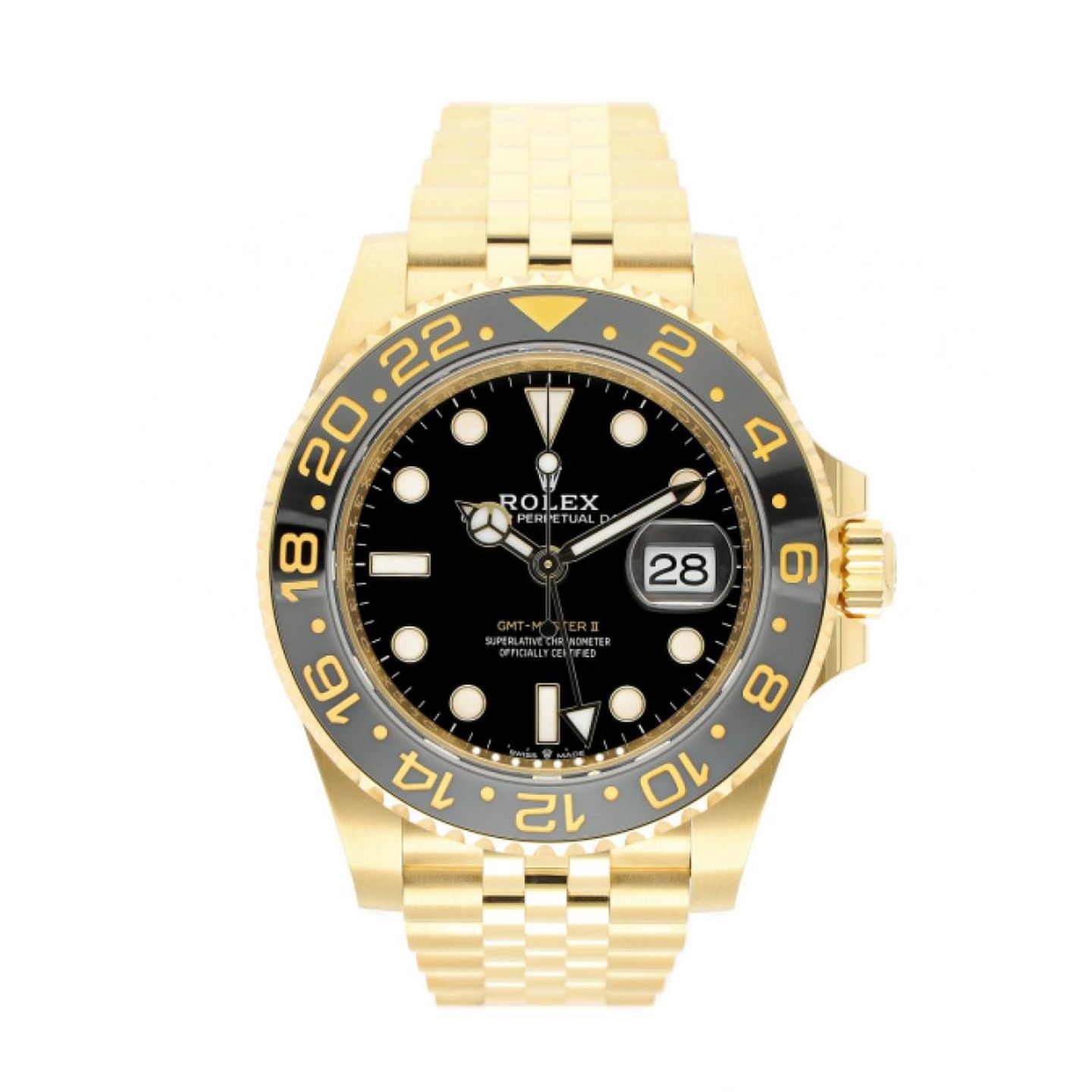 Rolex GMT-Master II 126718GRNR (2024) - Black dial 40 mm Yellow Gold case (1/5)