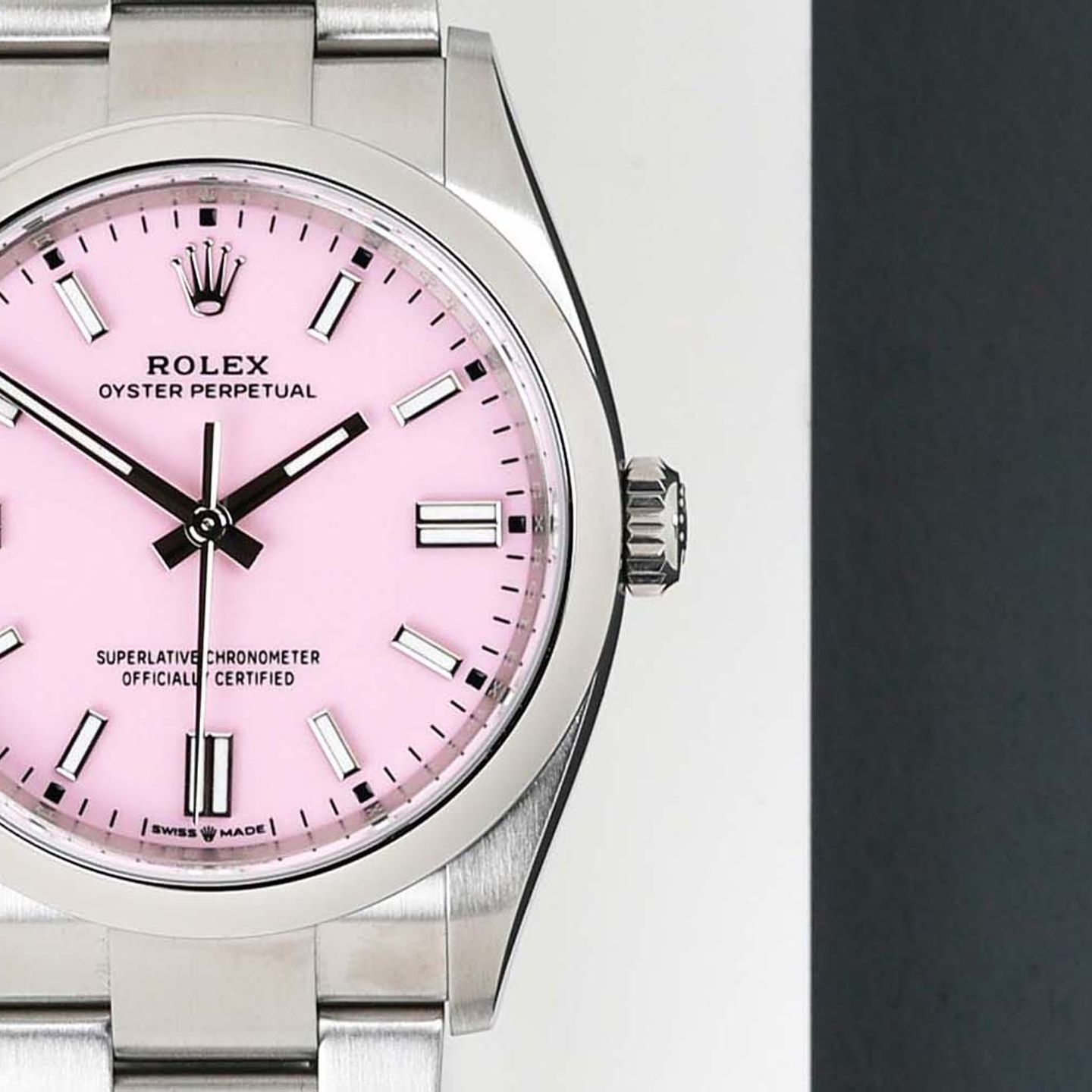 Rolex Oyster Perpetual 36 126000 (2024) - Pink dial 36 mm Steel case (5/8)