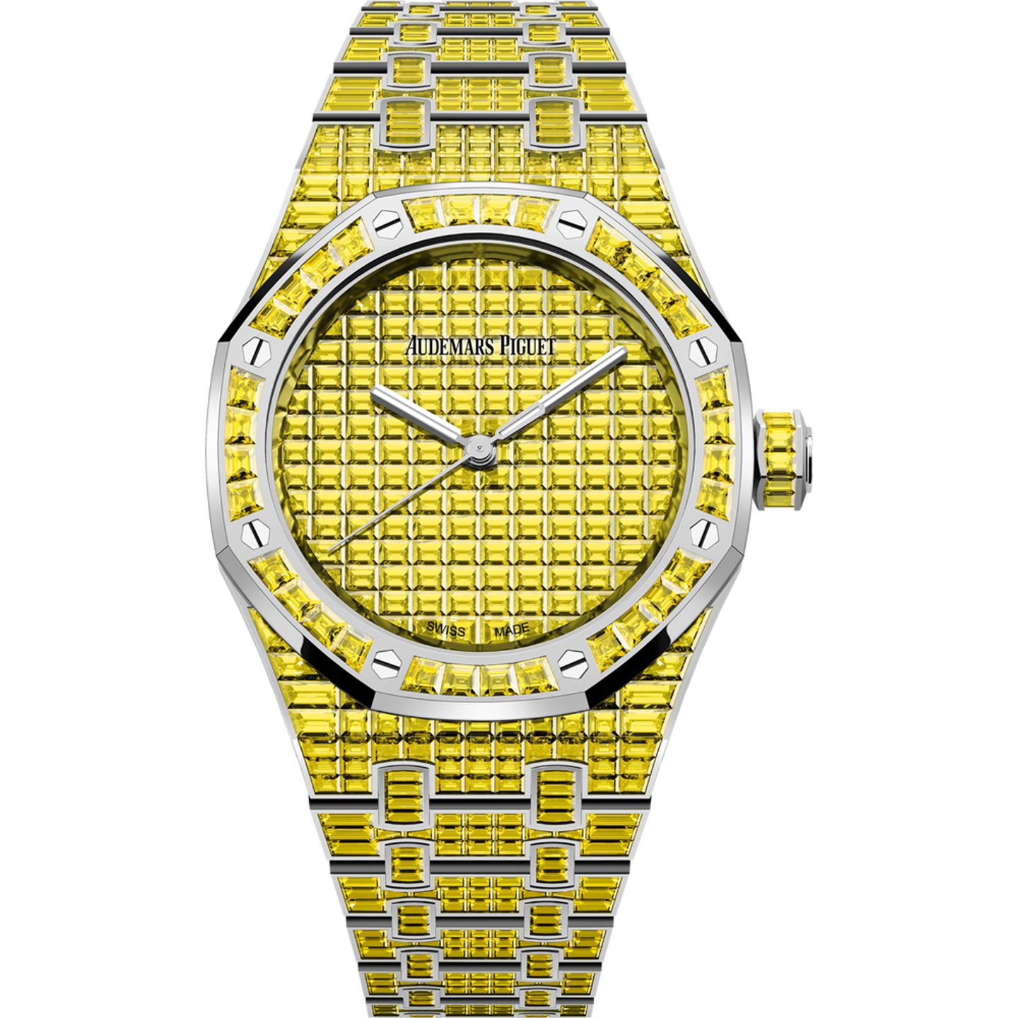 Audemars Piguet Royal Oak Selfwinding 15554BC.RY.1274BC.01 (2025) - Geel wijzerplaat 37mm Witgoud (1/1)