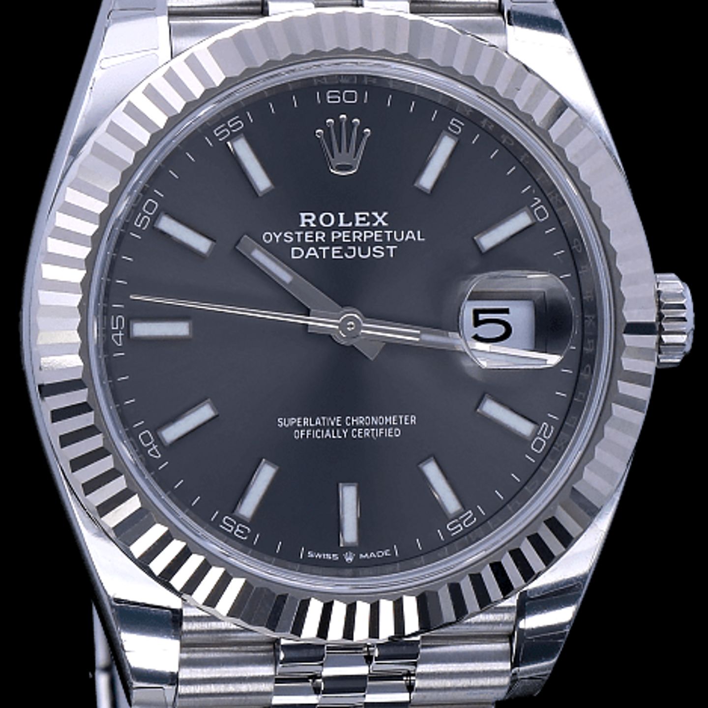 Rolex Datejust 41 126334 (2022) - Grey dial 41 mm Steel case (7/8)